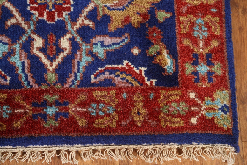 Heriz Serapi Runner Rug Hand-knotted 3x10