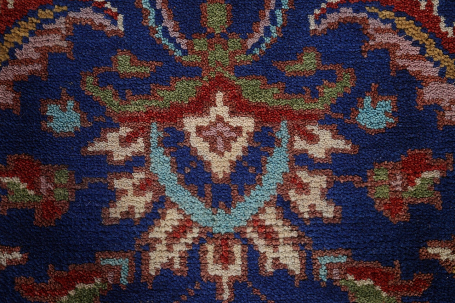 Heriz Serapi Runner Rug Hand-knotted 3x10