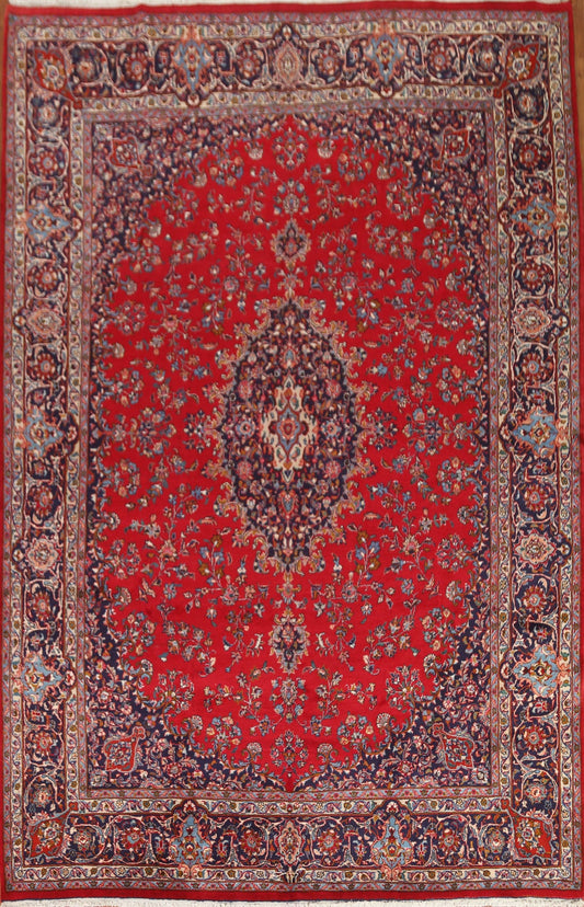 Traditional Mashad Persian Area Rug 10x13