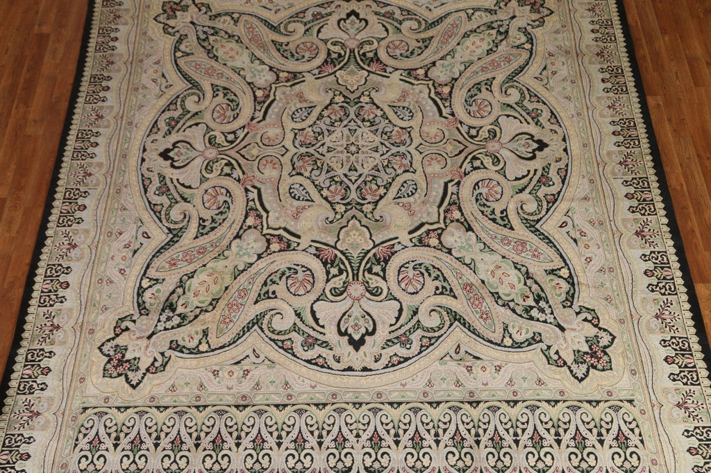 Vegetable Dye Aubusson Oriental Area Rug 9x12