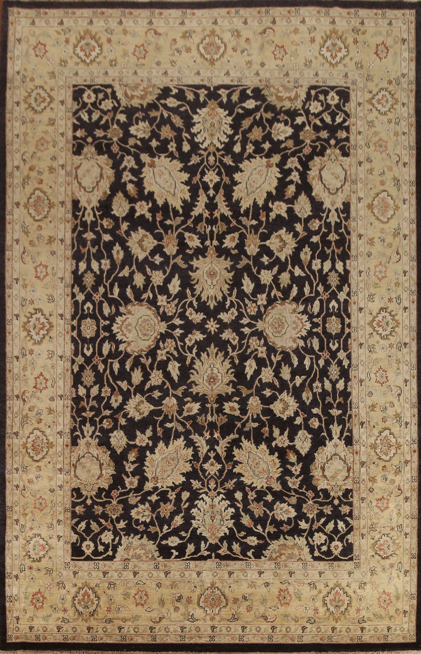 All-Over Floral Chobi-Peshawar Area Rug 9x12