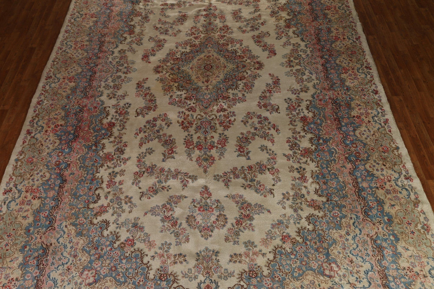 Antique Kerman Vegetable Dye Large Rug 11x21