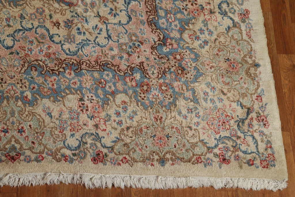 Antique Kerman Vegetable Dye Large Rug 11x21