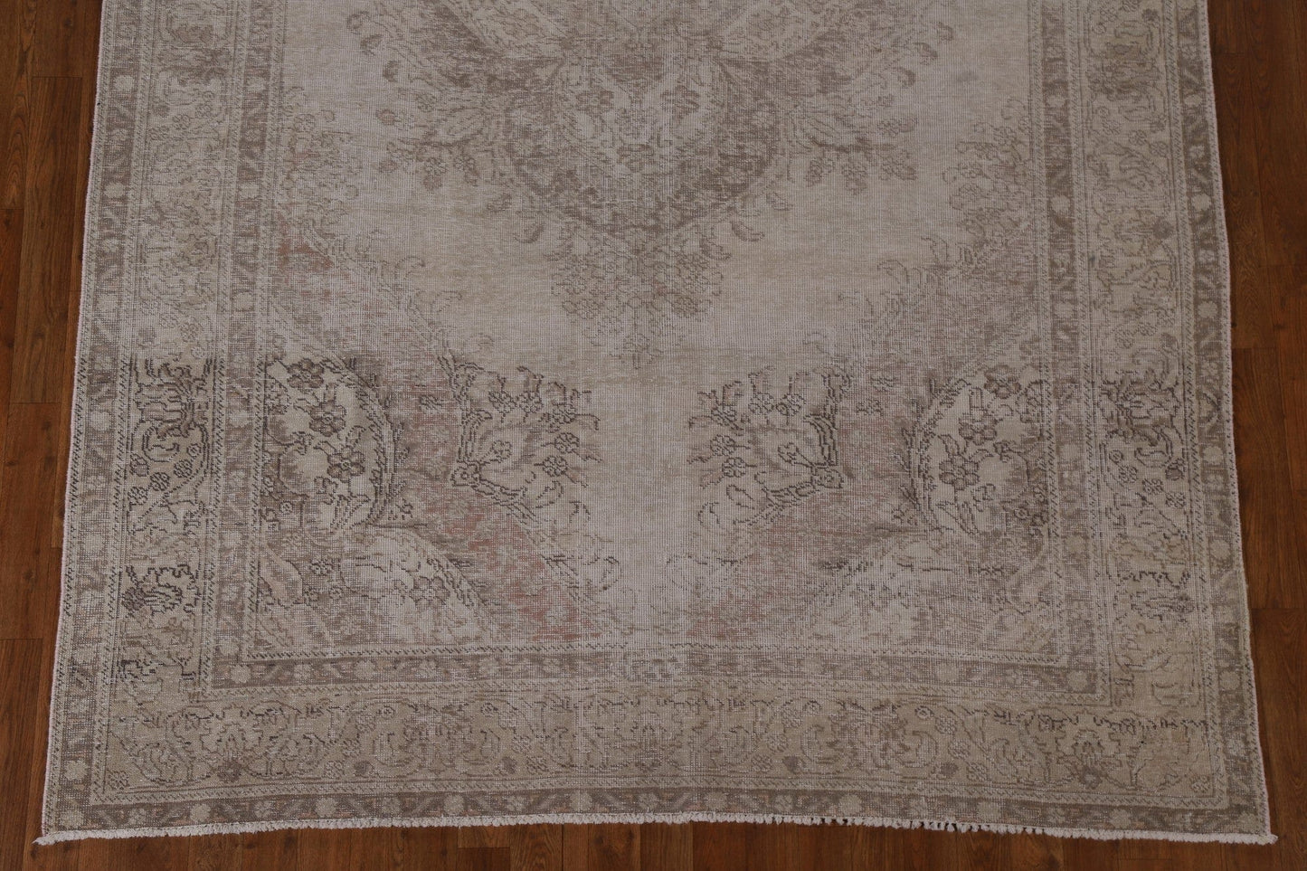 Distressed Wool Tabriz Persian Area Rug 7x10