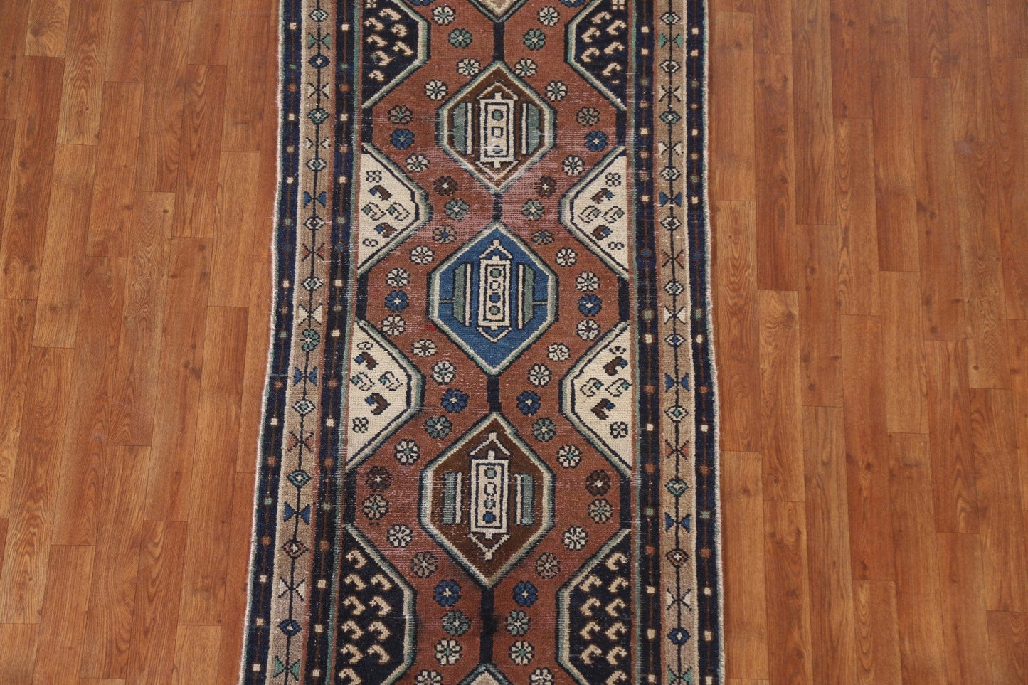 Geometric Humedan Persian Area Rug 3x6