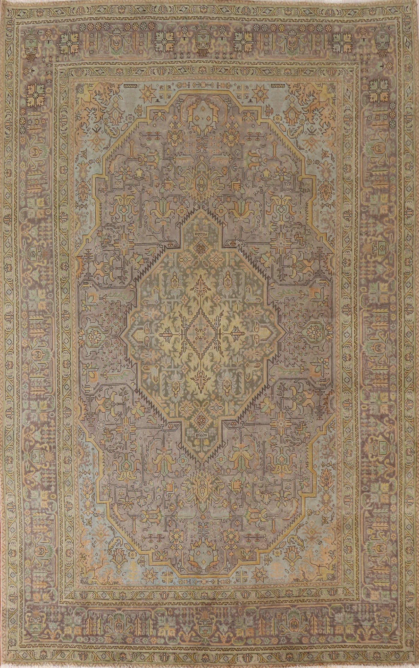 Over-Dyed Tabriz Persian Area Rug 8x11