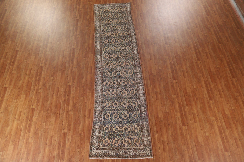 Vintage Mahal Persian Runner Rug 3x10