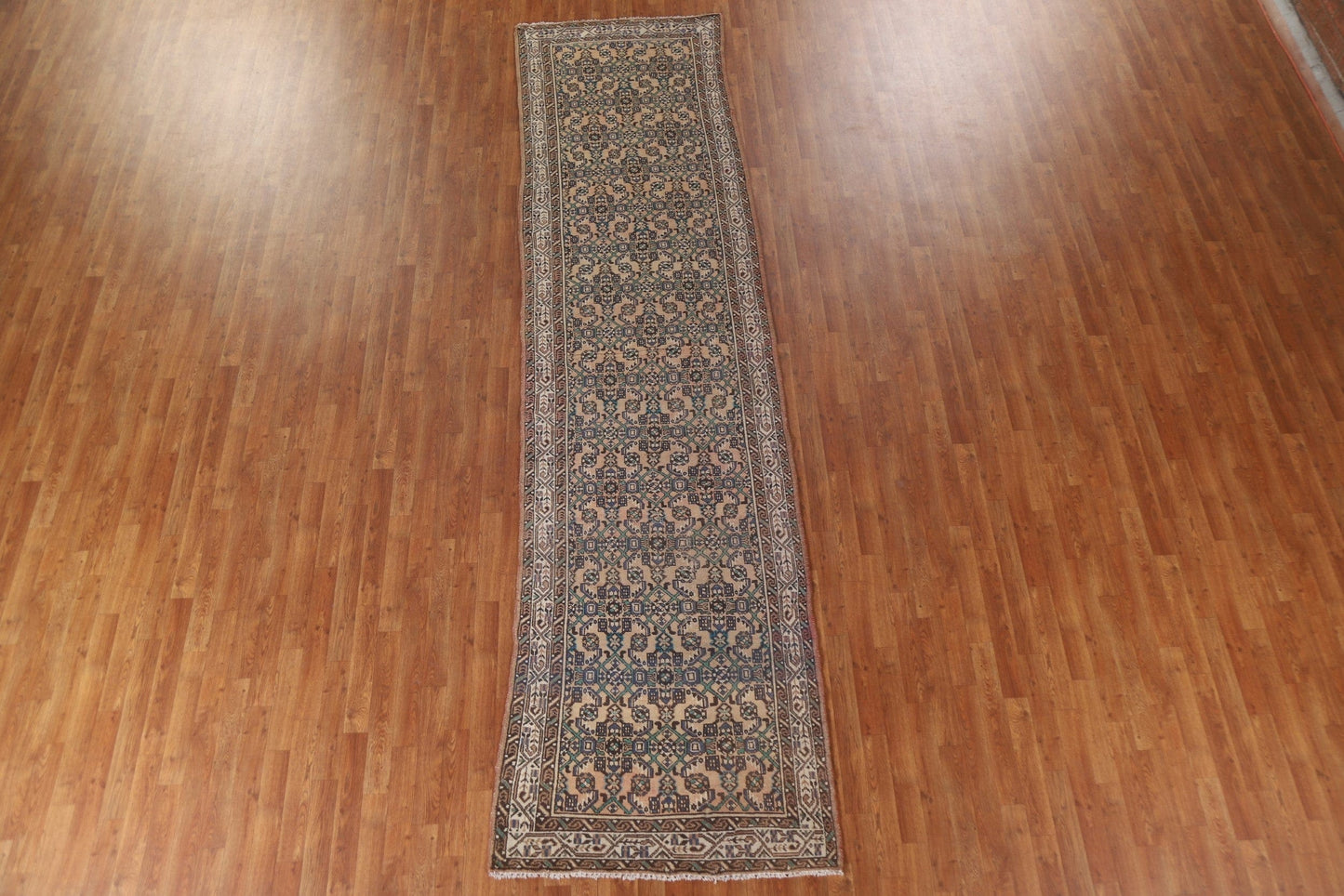 Vintage Mahal Persian Runner Rug 3x10