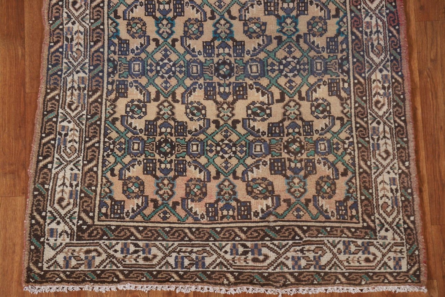 Vintage Mahal Persian Runner Rug 3x10