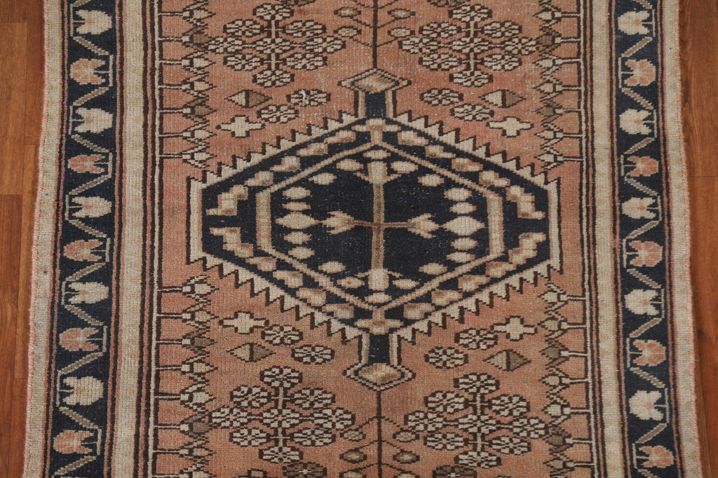 Geometric Hamedan Persian Area Rug 4x6