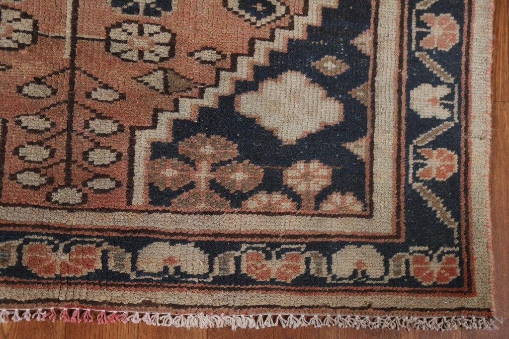 Geometric Hamedan Persian Area Rug 4x6