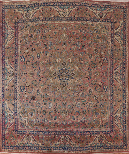 Traditional Mashad Persian Area Rug 9x11