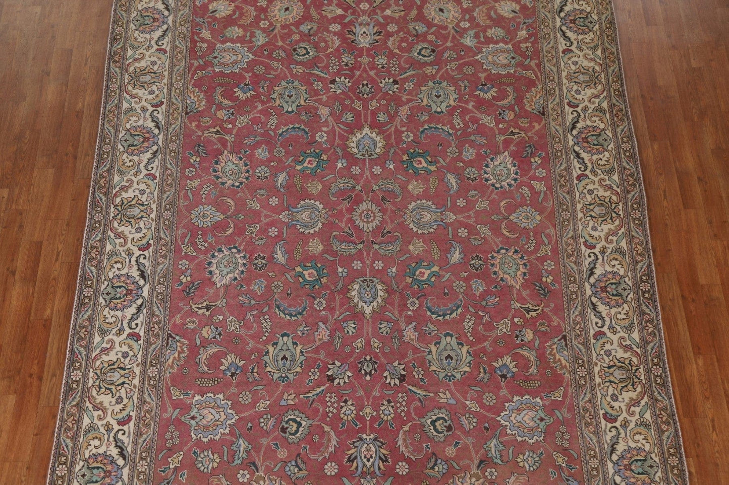 All-Over Floral Tabriz Persian Area Rug 8x11