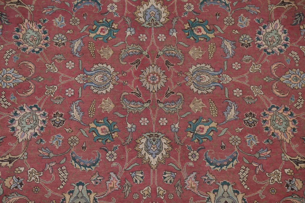 All-Over Floral Tabriz Persian Area Rug 8x11