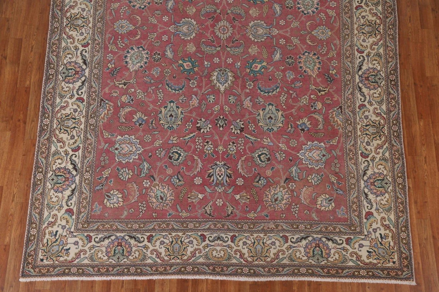 All-Over Floral Tabriz Persian Area Rug 8x11