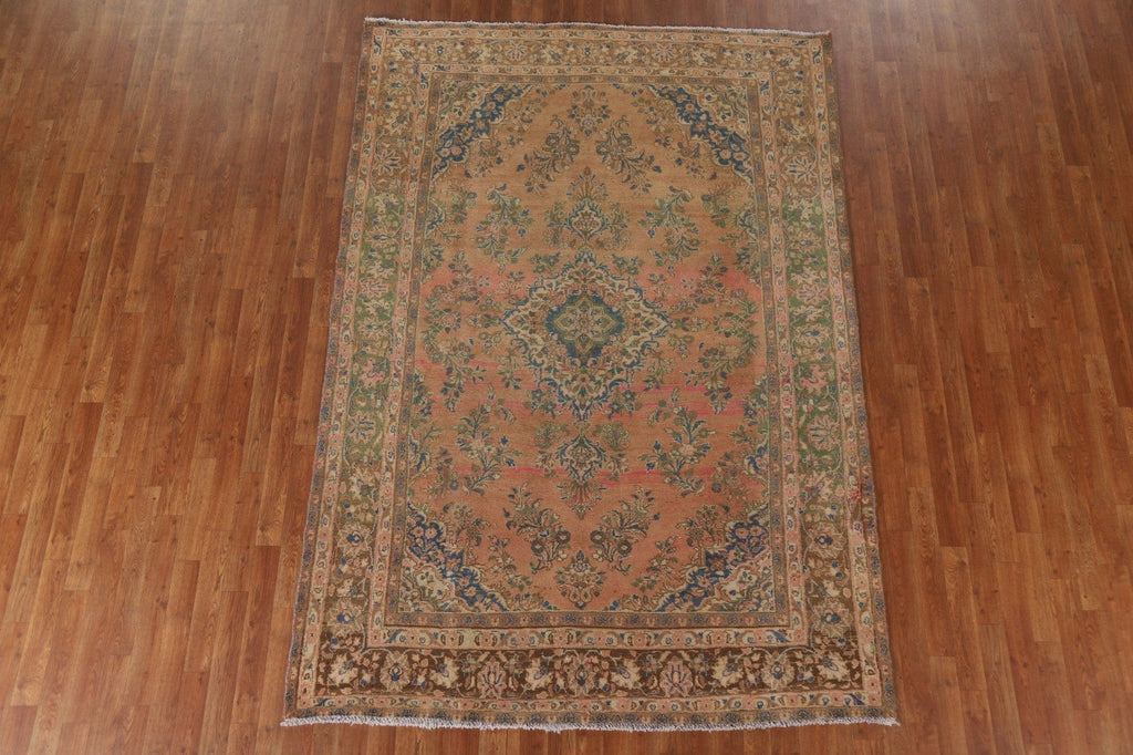 Traditional Mahal Persian Area Rug 6x9