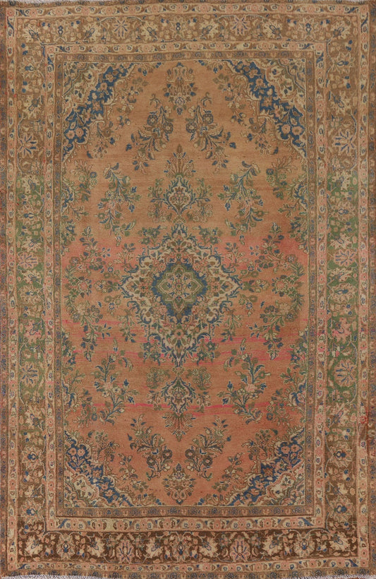 Traditional Mahal Persian Area Rug 6x9