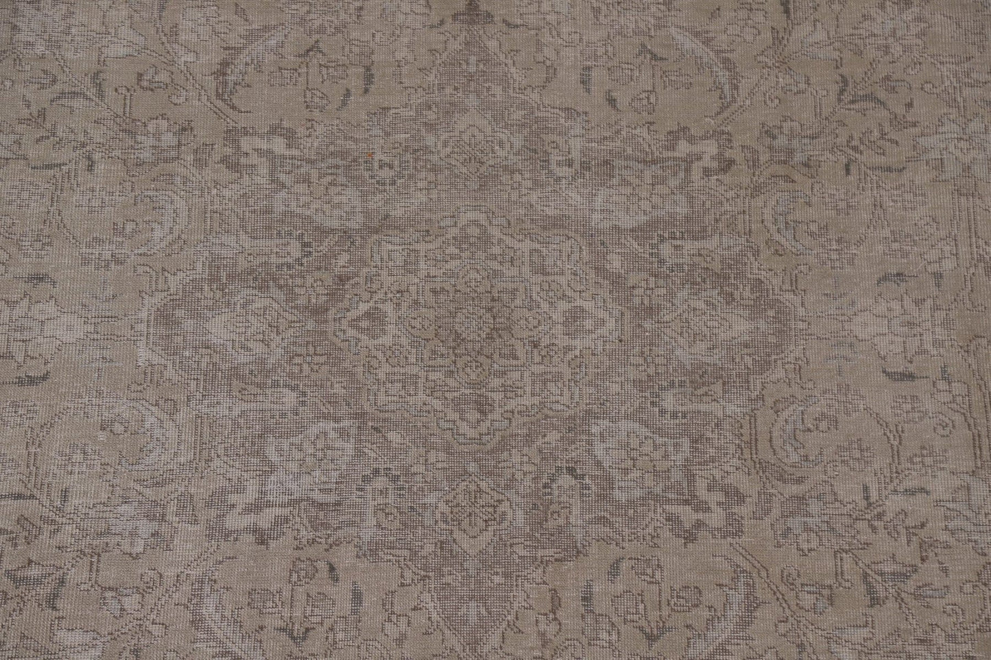 Distressed Muted Tabriz Persian Area Rug 8x11