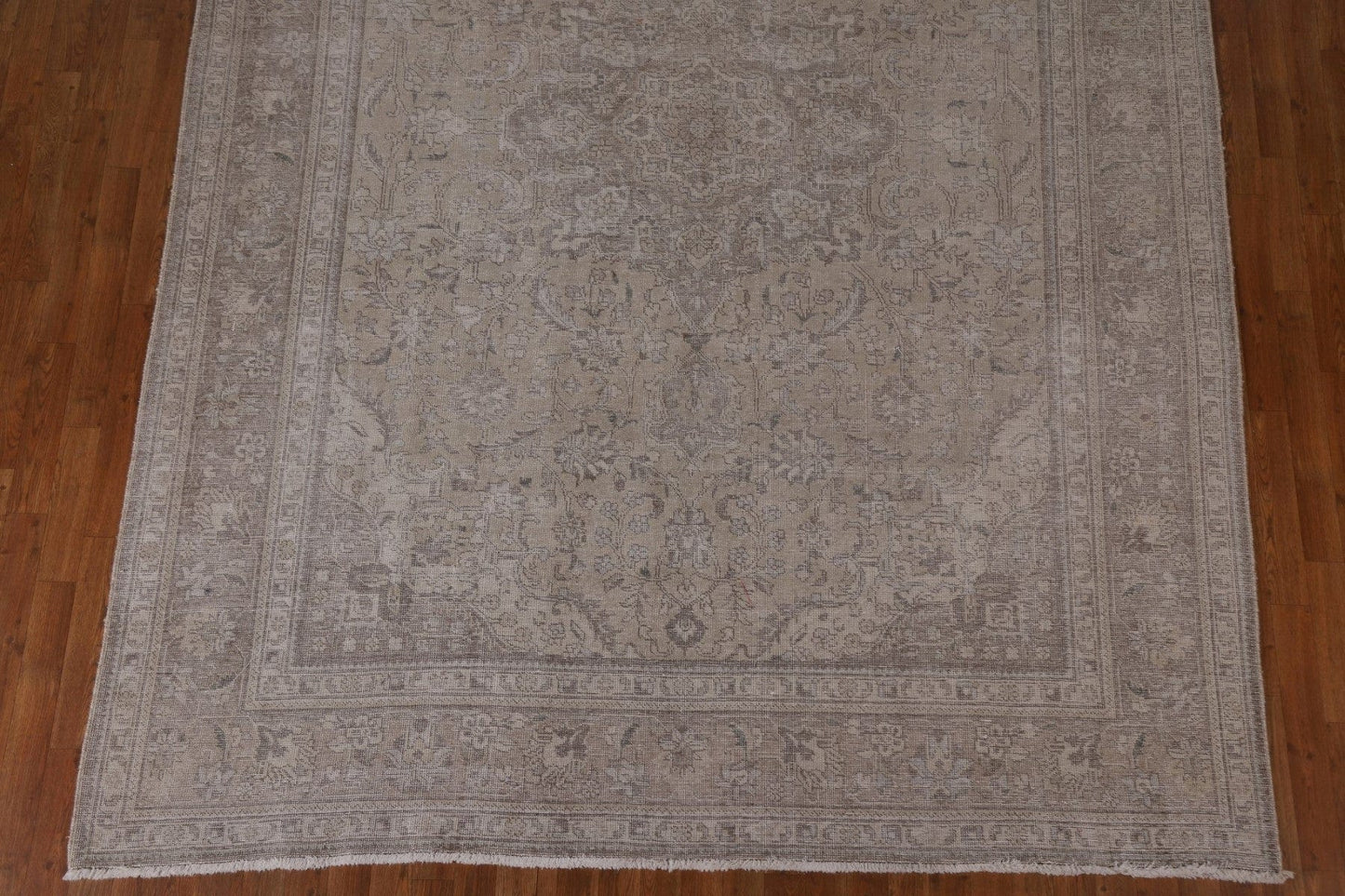 Distressed Muted Tabriz Persian Area Rug 8x11