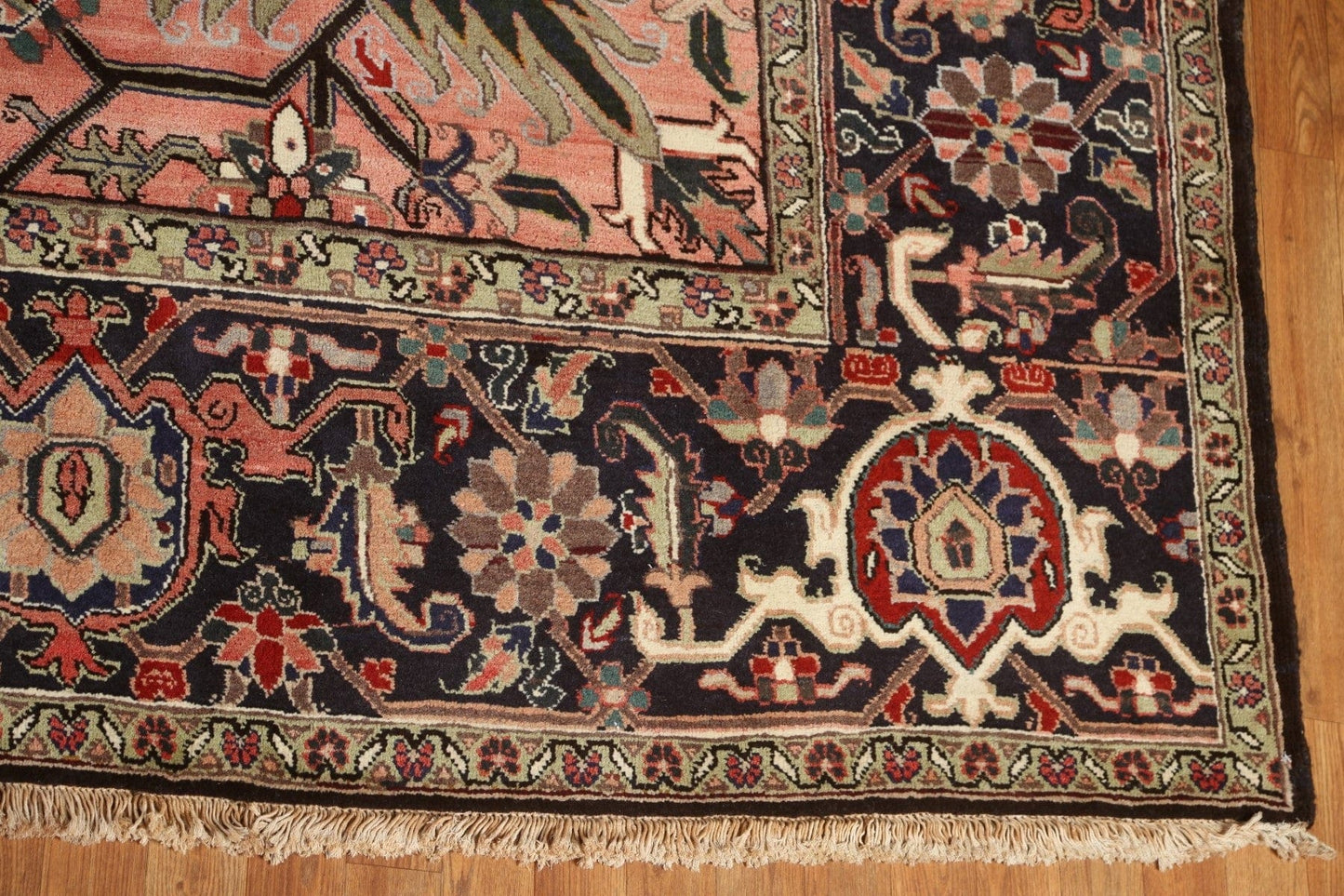 Vegetable Dye Palace Size Heriz Persian Rug 13x19