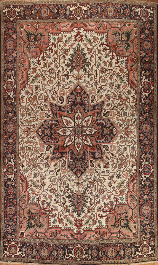 Vegetable Dye Palace Size Heriz Persian Rug 13x19