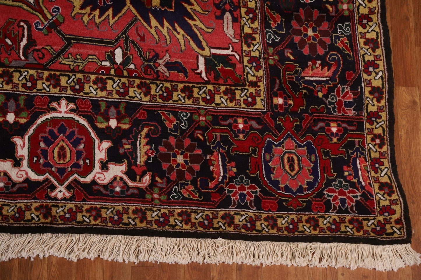 Vegetable Dye Heriz Serapi Persian Large Rug 12x19