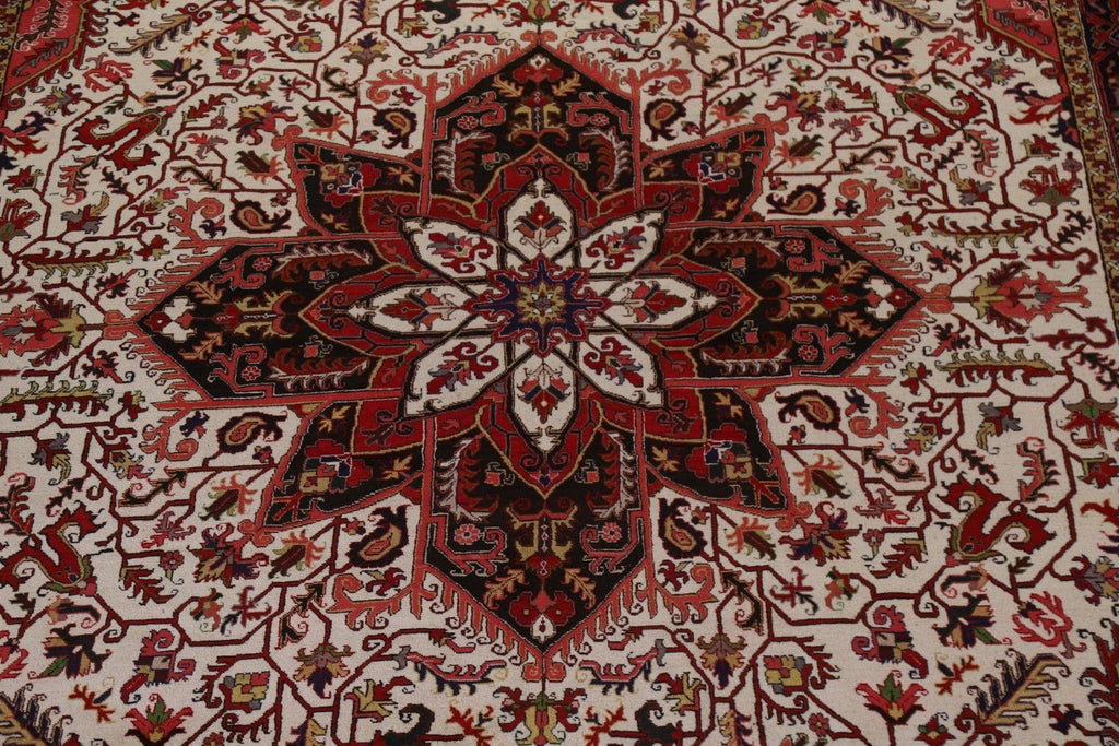 Vegetable Dye Heriz Serapi Persian Large Rug 12x19