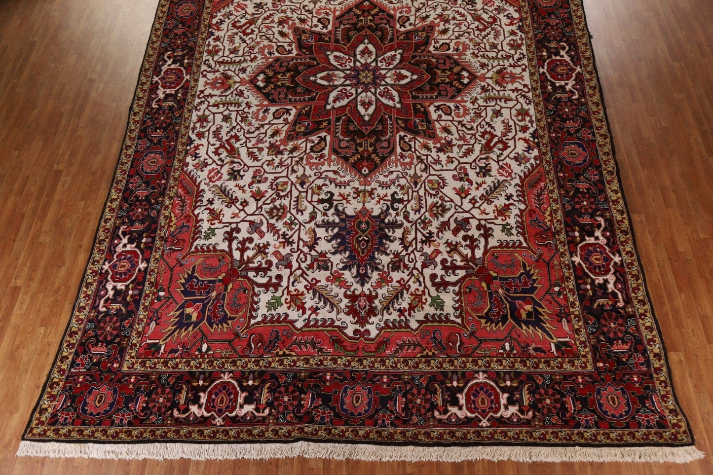 Vegetable Dye Heriz Serapi Persian Large Rug 12x19