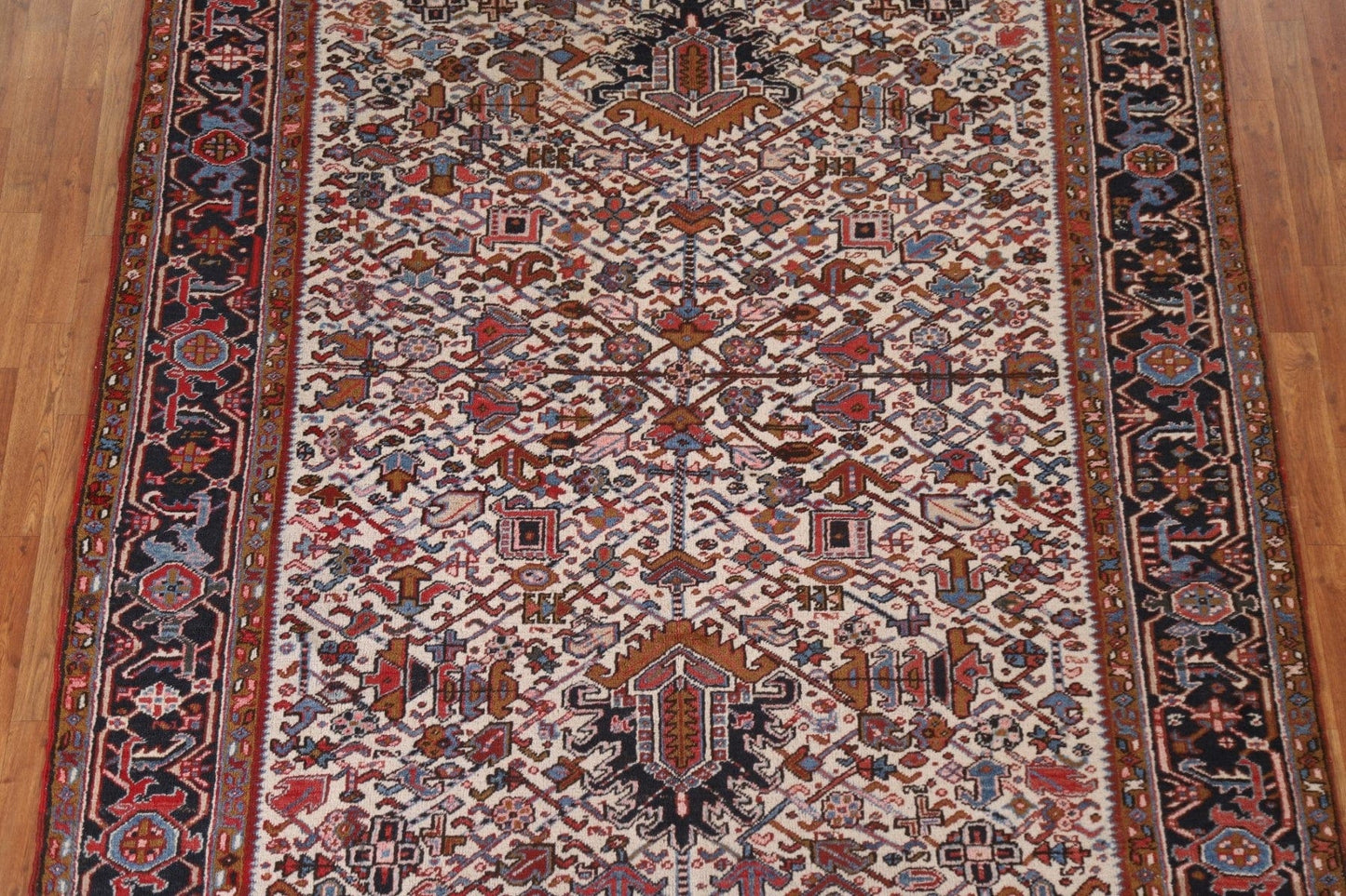 All-Over Heriz Persian Area Rug 7x10