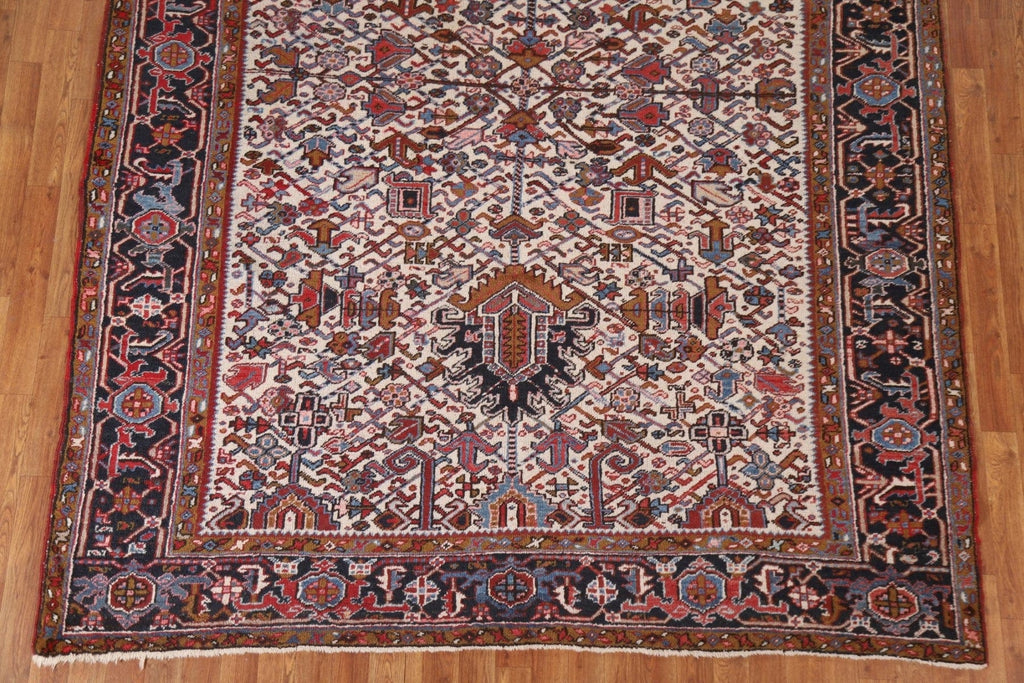 All-Over Heriz Persian Area Rug 7x10