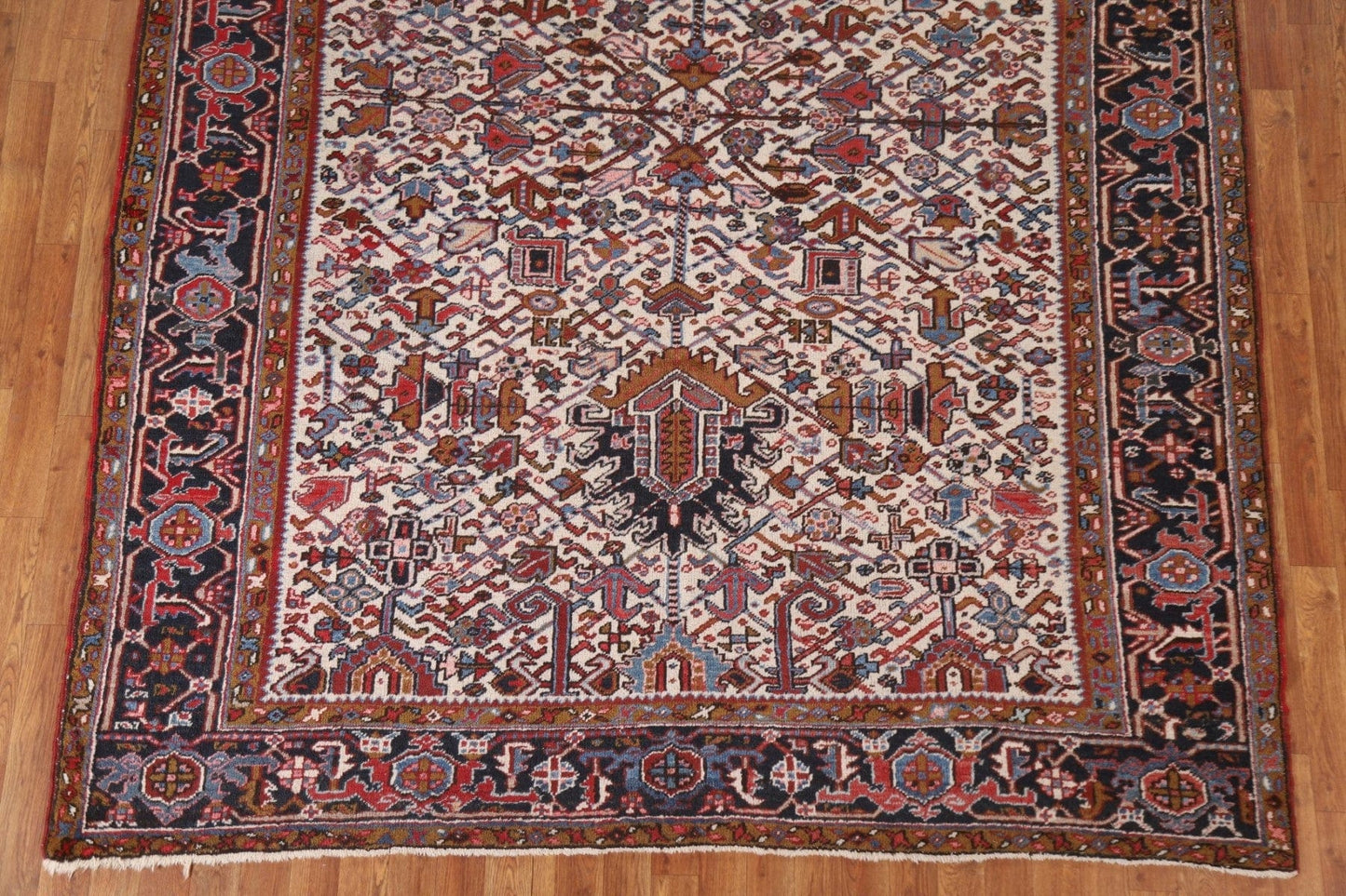 All-Over Heriz Persian Area Rug 7x10