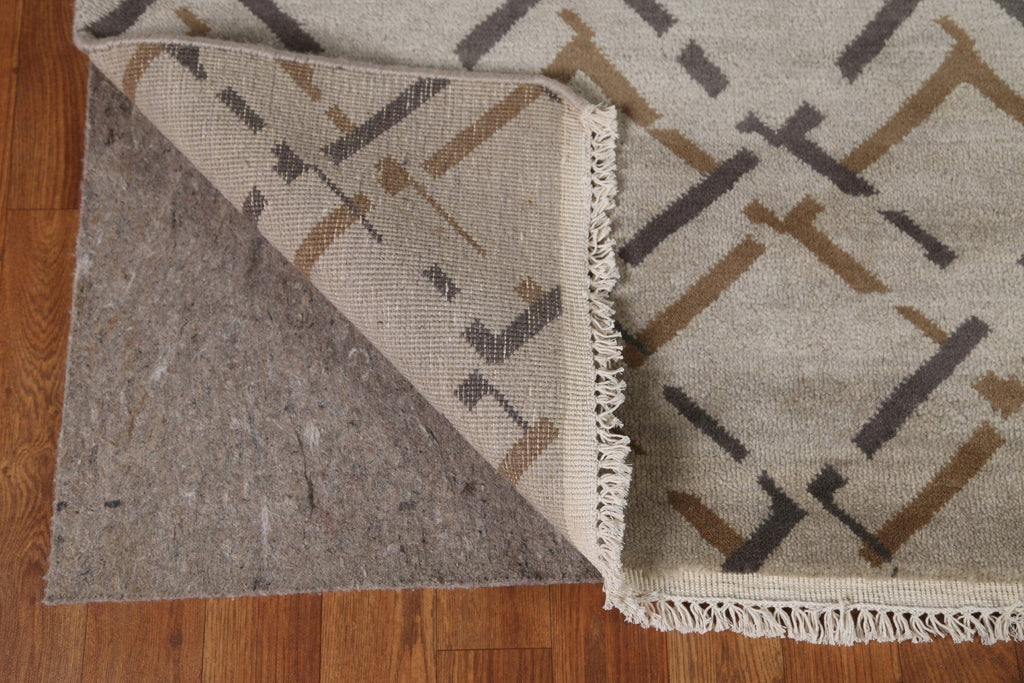 All-Over Trellis Gabbeh Modern Area Rug 8x10