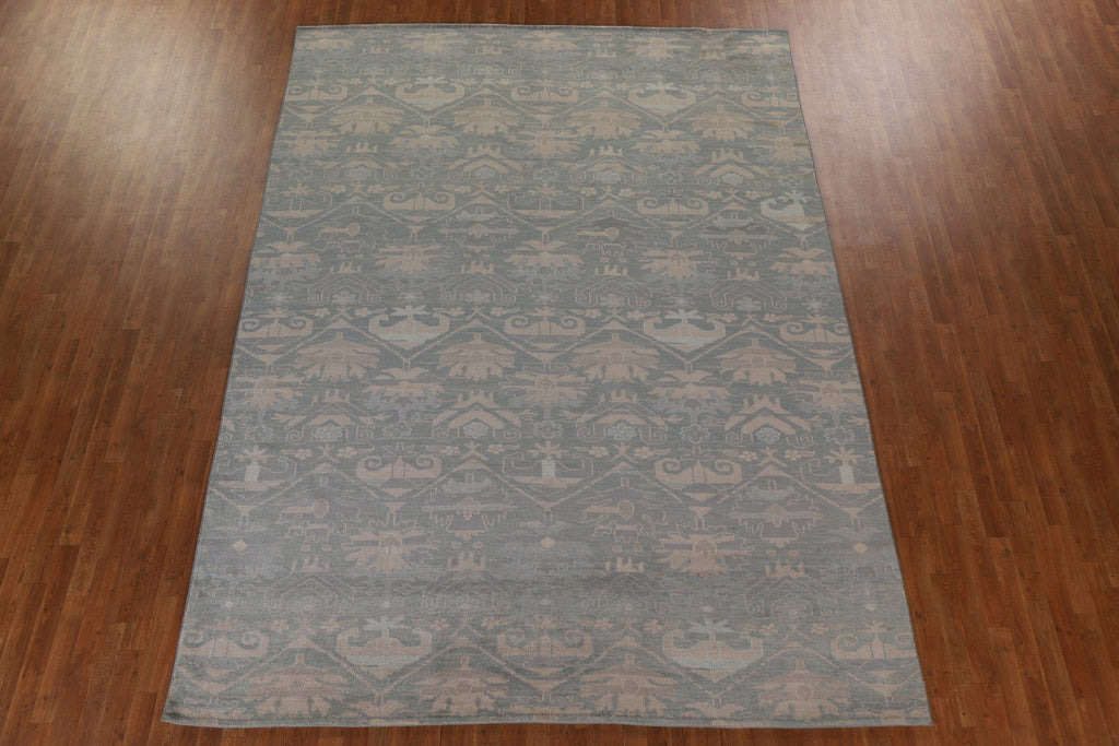 Contemporary Gabbeh Oriental Area Rug 9x12