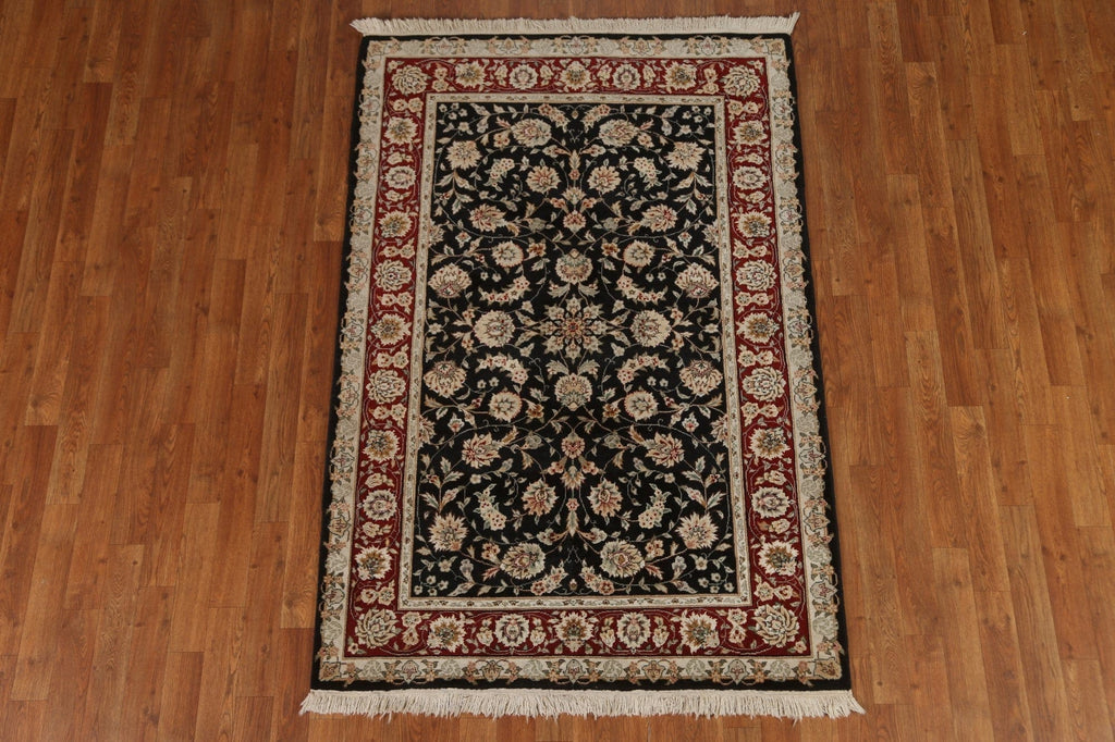 Vintage Aubusson Vegetable Dye Area Rug 4x6