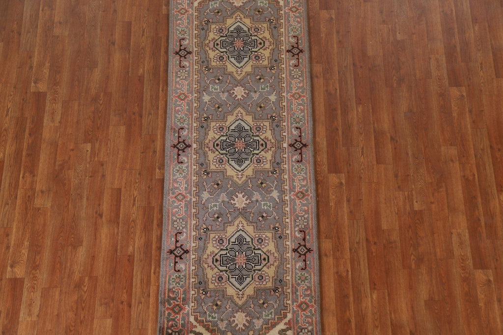 Wool Heriz Serapi Runner Rug 3x8