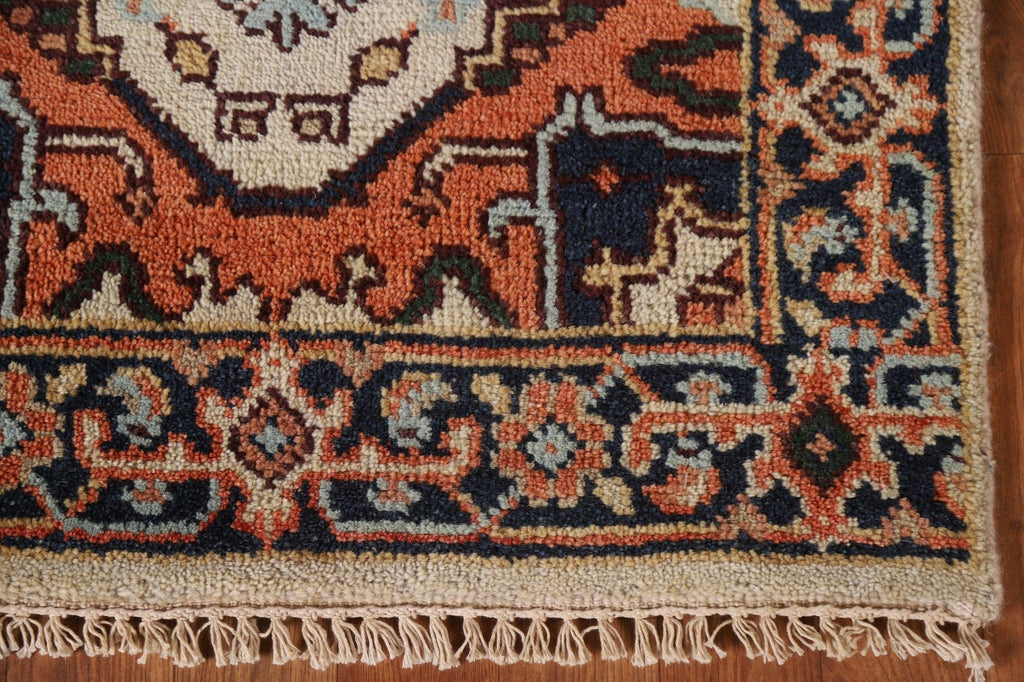 Handmade Heriz Serapi Area Rug 3x6