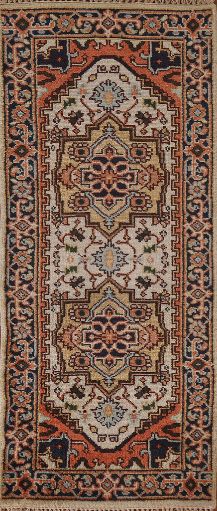 Handmade Heriz Serapi Area Rug 3x6