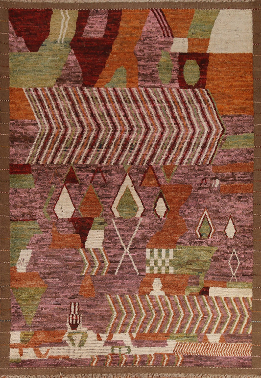 Abstract Moroccan Geometric Area Rug 8x10