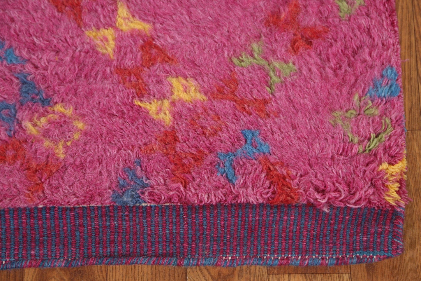 Pink Moroccan Oriental Rug 2x3