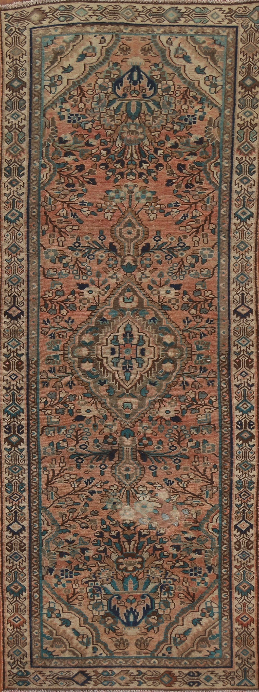 Floral Lilian Persian Runner Rug 3x9