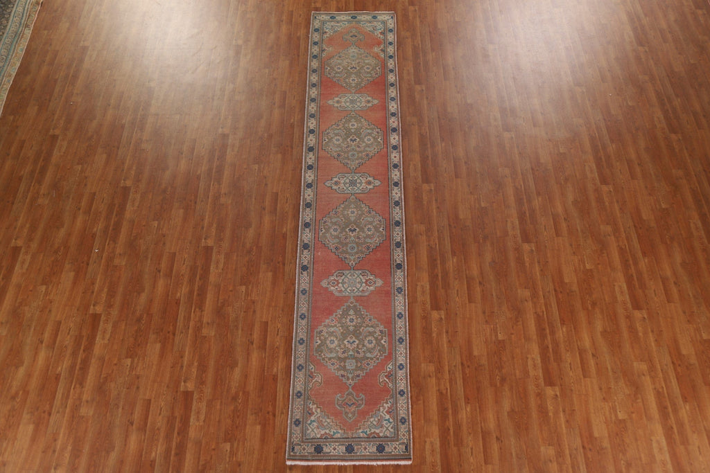 Geometric Tabriz Persian Runner Rug 2x13