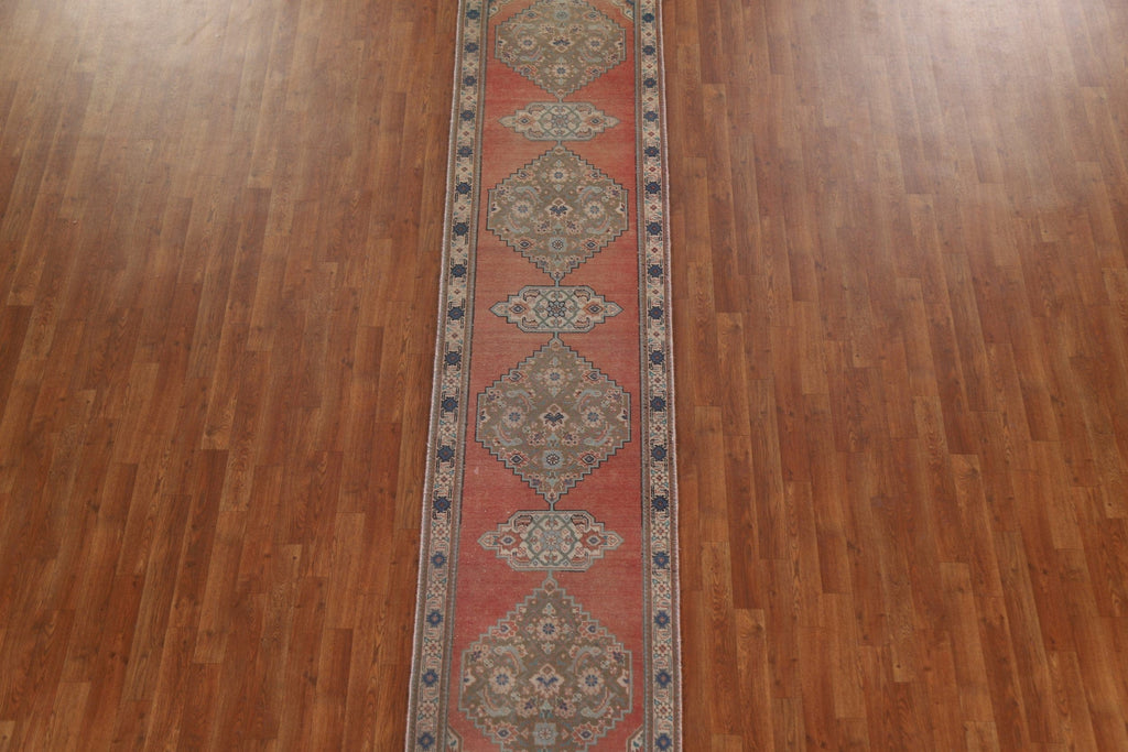 Geometric Tabriz Persian Runner Rug 2x13