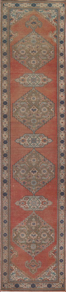 Geometric Tabriz Persian Runner Rug 2x13