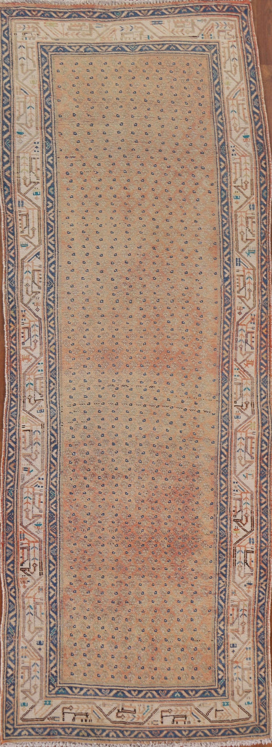 Boteh Botemir Persian Runner Rug 4x11