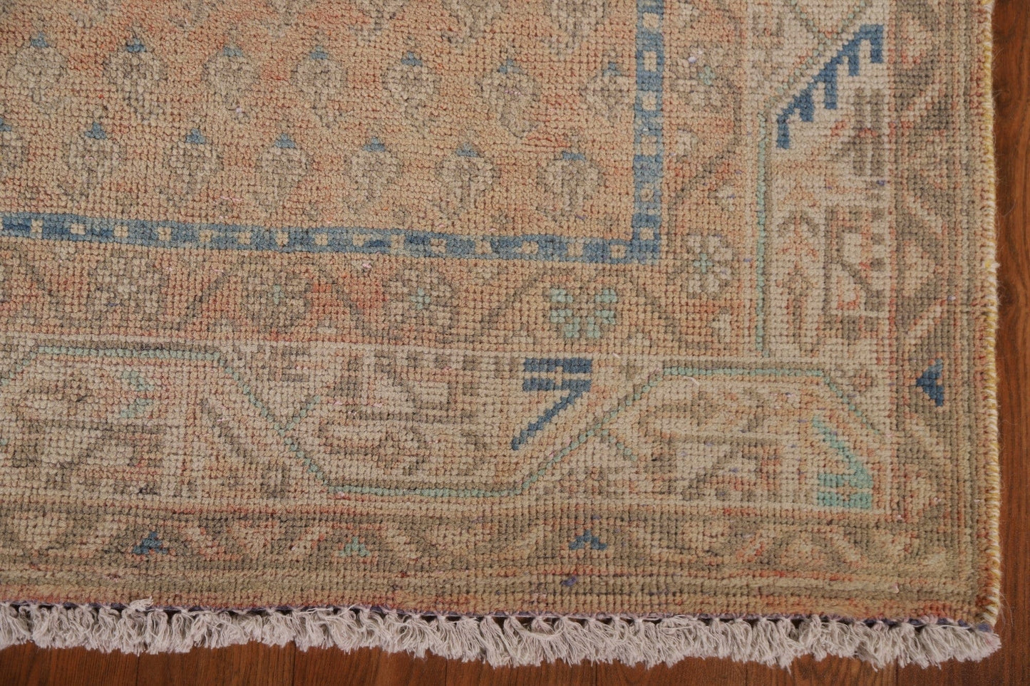 Distressed Wool Botemir Persian Runner Rug 3x10