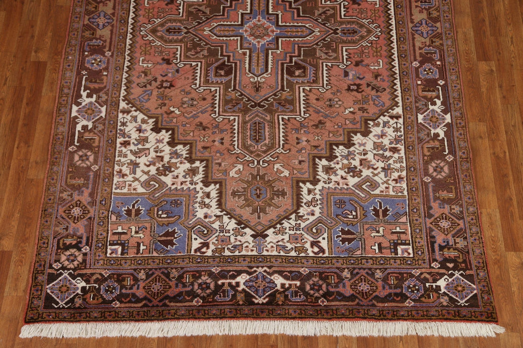 Vintage Wool Heriz Persian Area Rug 7x10