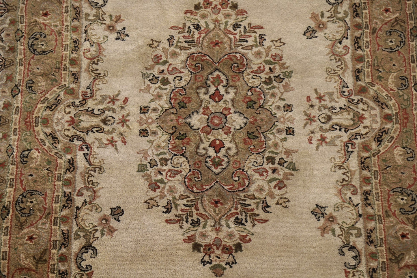 Traditional Aubusson Indian Area Rug 5x8