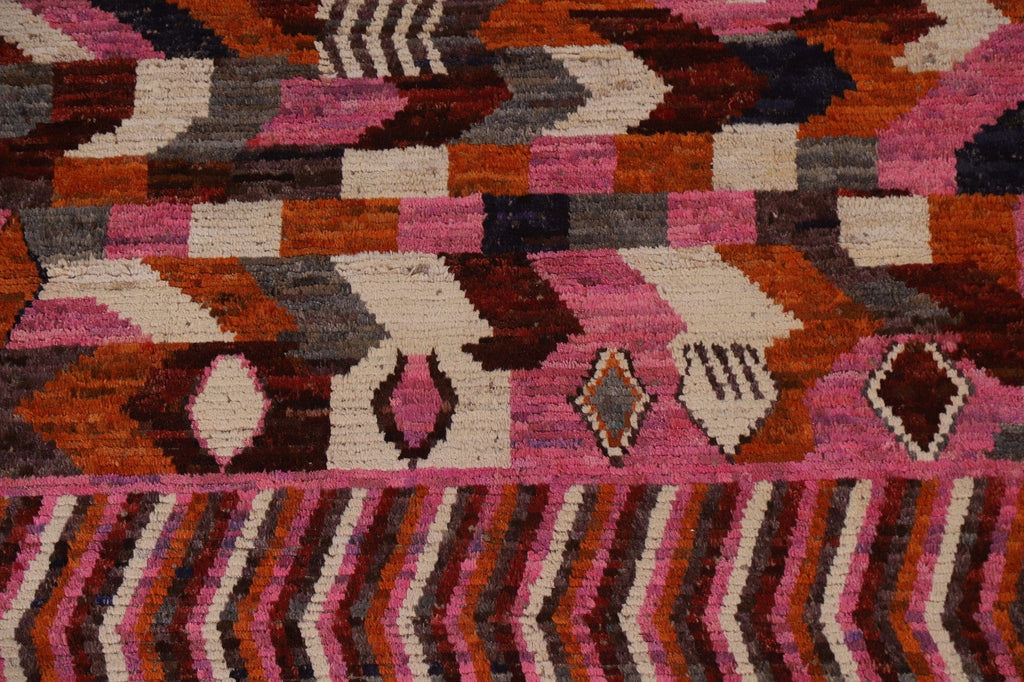 Handmade Wool Moroccan Area Rug 7x9