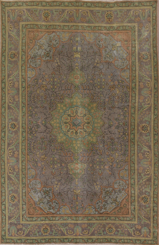 Over-Dyed Tabriz Persian Area Rug 8x11