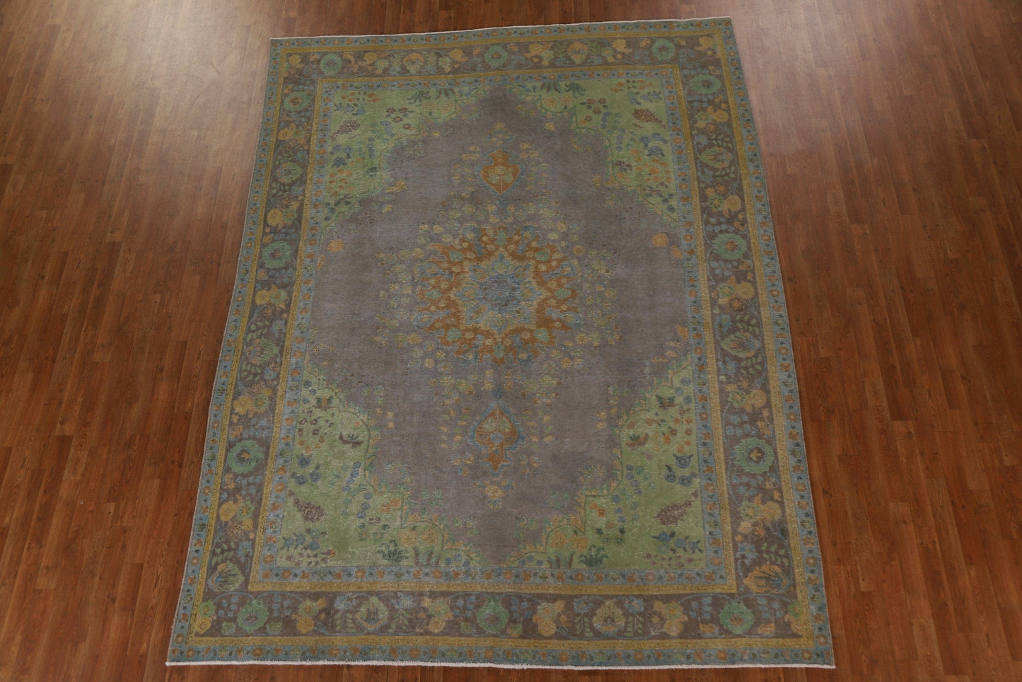 Over-Dyed Tabriz Persian Area Rug 8x11